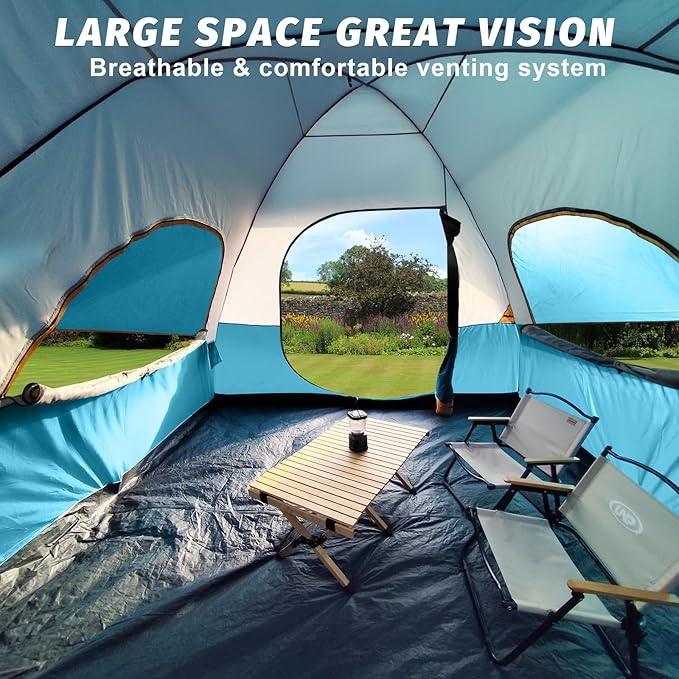 UNP SUV Dome Tent for Camping Outdoor 6 Person Car Camping Tent Easy Set Up SUV Tailgate Tent with Rainfly 10' x 10' Vehicle Camping Tent | for Camping Outdoor Car Camping Tent Easy Set Up SUV T