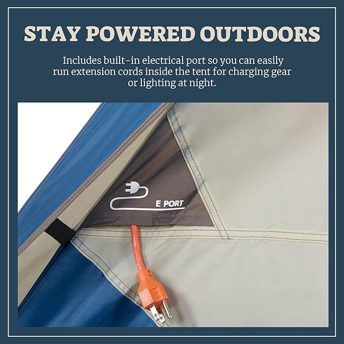 Wenzel Modified Dome Camping Tent for Car Camping Traveling Festivals and More