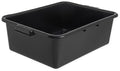 Carlisle FoodService Products Comfort Curve Tote Box Bus Box with Reinforced Rim for Kitchen Restaurants And Fast Food Plastic 7 Inches Black
