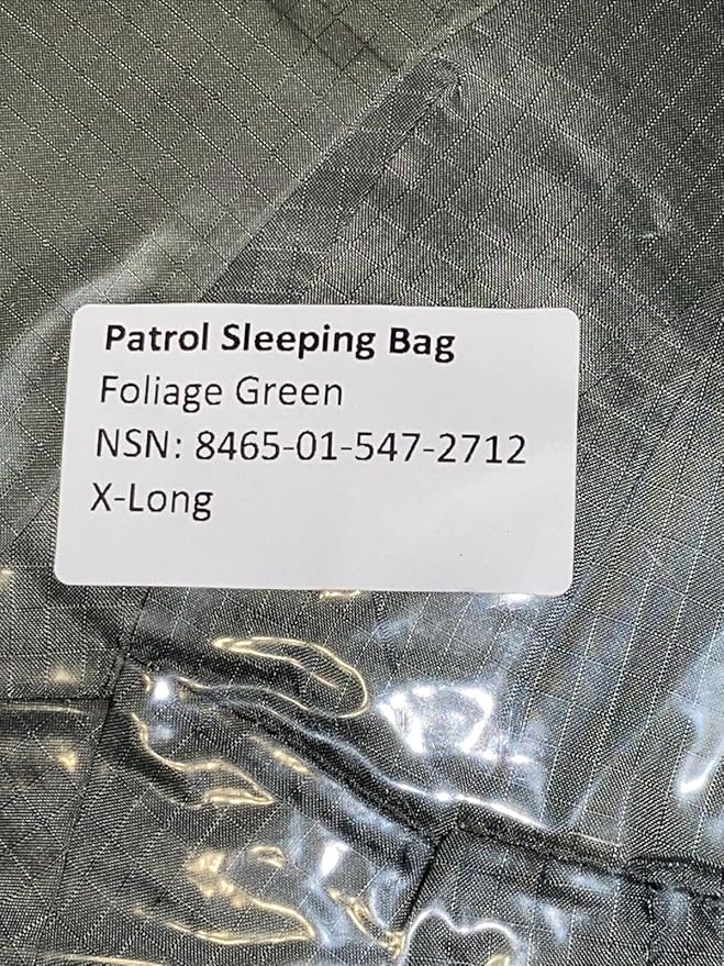 US Military Extra Long Patrol Sleeping Bag Foliage Green (Gray)