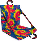 Crazy Creek Original Chair Perfect for Stadium Seats Camping Hiking &amp More Comfort on All Terrains Adjustable Straps Lightweight Design Water-Resistant Blue Tie Dye