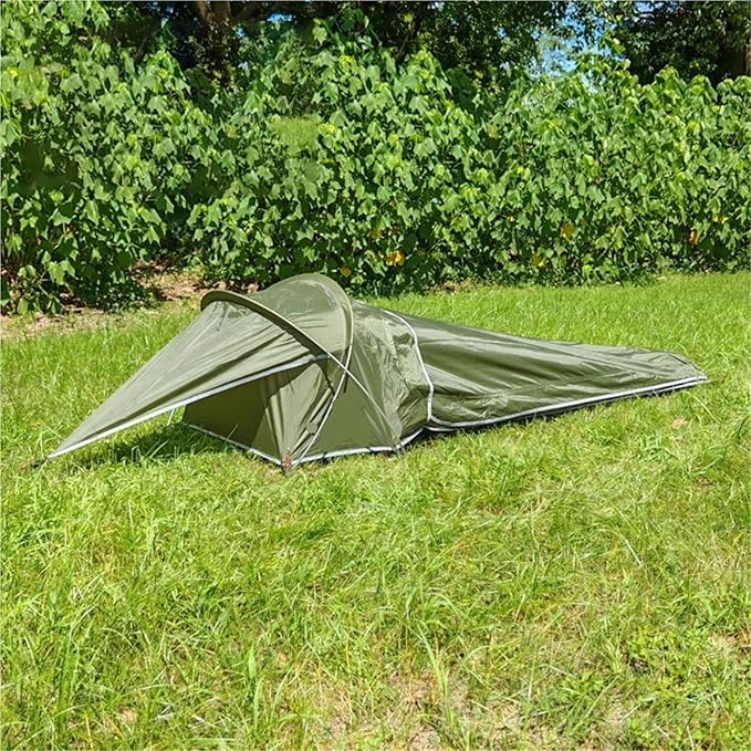 Ultralight Single-Person Bivy Tent – Waterproof 1-Man Shelter for Camping Hiking &amp Backpacking