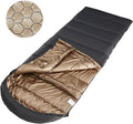 WILDROOTS Warm Sleeping Bags for Adults Backpacking Lightweight Cold Weather Sleeping Bag for Warm Camping Hiking Outdoor Travel Hunting with Compression Bags