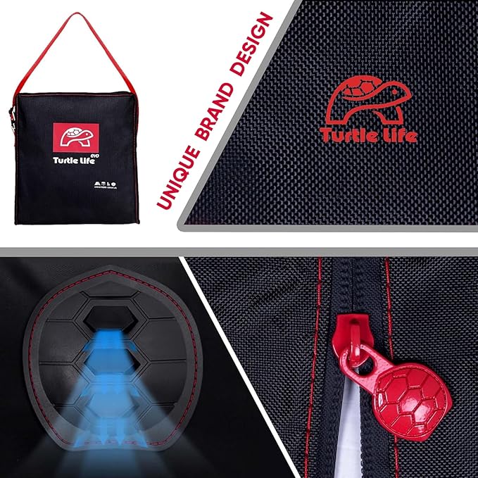 Turtle Life BBQ Grill Cover 46 Inch Heavy Duty Waterproof Barbecue Gas Grill Covers for Flat Top Griddle Anti-Fading Cover for Gas Grill Black
