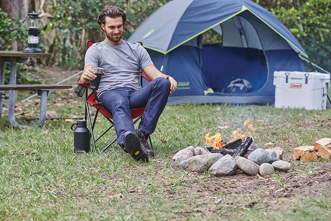Coleman Sundome Camping Tent with Rainfly 2/3/4/6 Person Tent Sets Up in 10 Mins Weatherproof Shelter for Camping Festivals Backyard Sleepovers &amp More