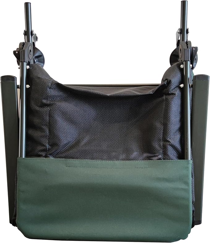 Camping Lounge Chair Portable Folding Reclining Camping Chair with Adjustable backrest for Indoor and Outdoor Camping Beach Hiking Fishing Green+Black