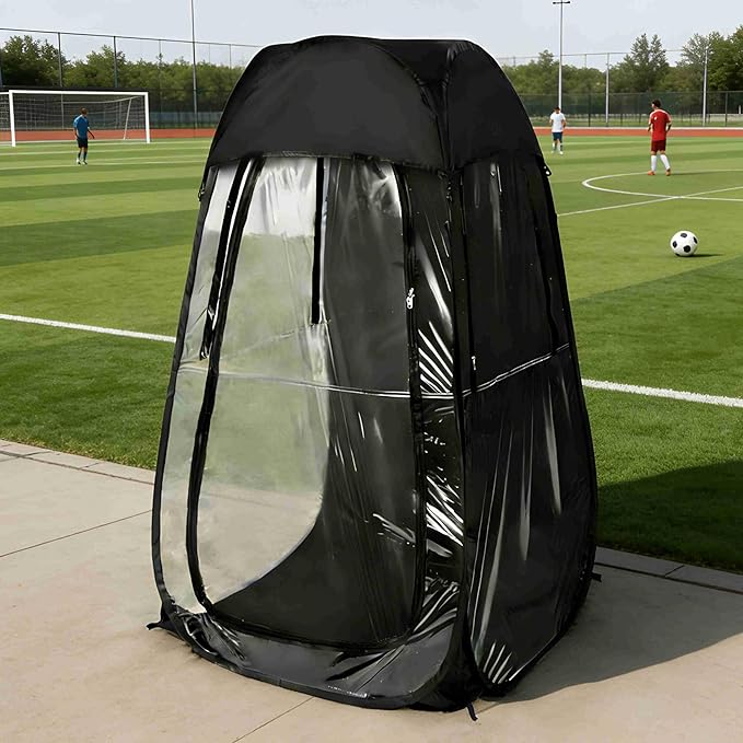 Weather Pod 1 Person Clear Tent Portable &amp Foldable for Watching Outdoor Sports Events Camping Fishing (Weather Pod)