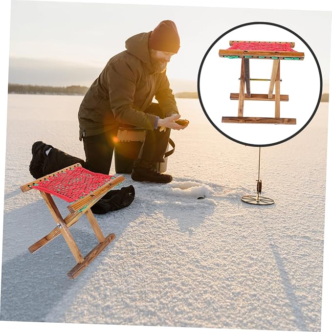 Outdoor Portable Folding Stool for Camping Fishing and Beach Lightweight Compact and Stable Design for and Use Anytime