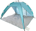 Bliss Hammocks BHT-A39-BT Pop-Up Beach Tent w/Carry Bag for Easy Travel Sun Protection &amp Wind Resistant Waterproof Lightweight Durable Light Blue and Teal