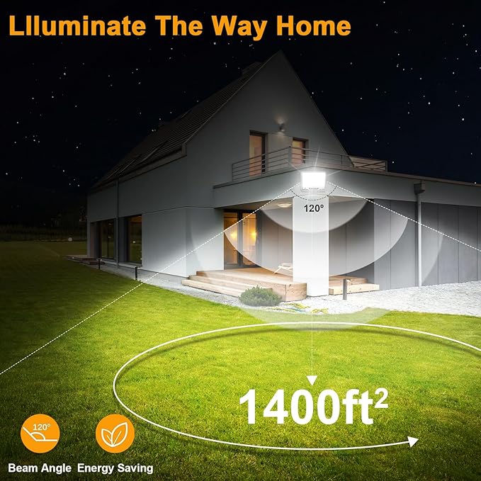 100W Flood Lights Outdoor 11000LM Super Bright Flood Light Outdoor LED Flood Lights with PlugIP67 Waterproof6500K Daylight White Outside Floodlights for Garage Yard LawnStadiumGarden