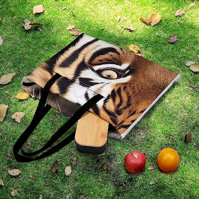 Zipper Tiger Style Picnic Mat Suitable for Travel Camping Park Or Home Use