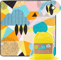 Rudie Nudie Jumbo Beach Mat with Umbrella Hole 6'7 x 6'7 Waterproof Sandproof Picnic Blanket Large Foldable Sand Free Beach Blankets for Park Outdoor Portable Picnic Mat for Grass Sand &amp Law