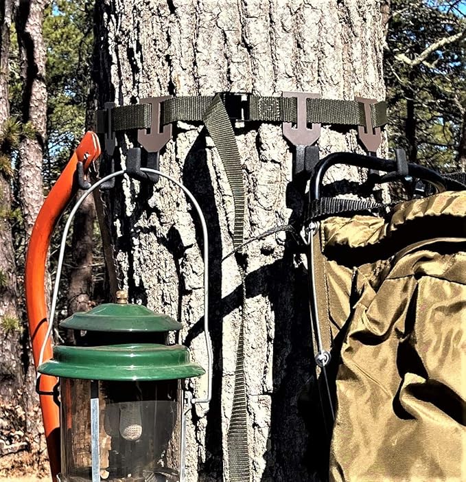 Camping Gear Hanger - NO Plastic Parts - GET Your Gear Off The Ground and Out of The Dirt! Organize Your Camp