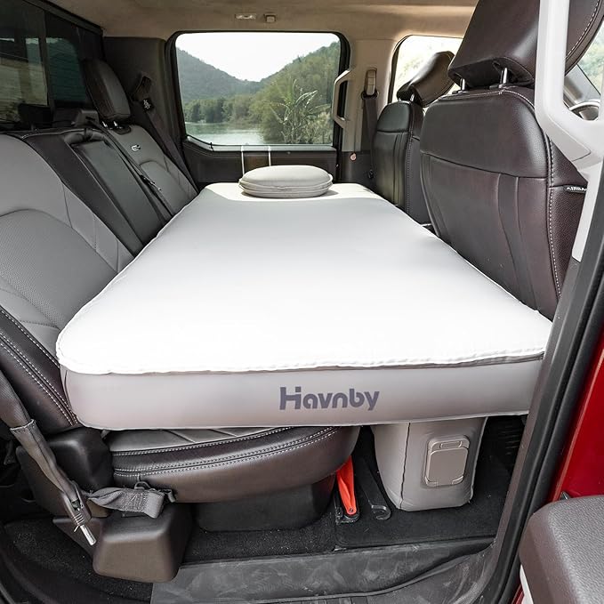 Pickup Cabin Mattress Custom Fit Air Foam Camping Bed Back Seat Inflatable CozyPad with Built-in Pump Portable Cabs Mattress for Chevrolet Silverado