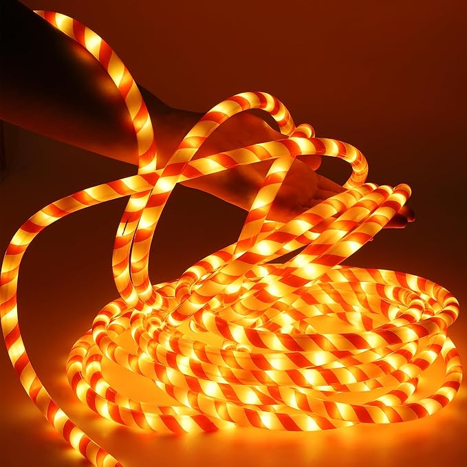 360 LED Christmas Lights 40 FT Candy Cane Rope Lights Waterproof Xmas Tree Light Connectable Tube Light Plug in for Indoor Outdoor Garden Yard Holiday Wedding Festival Party Decoration