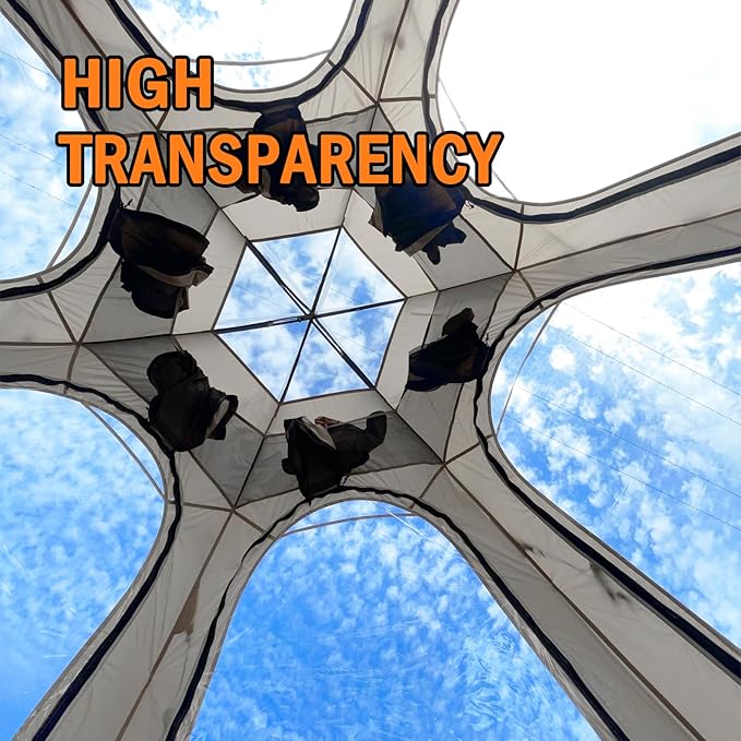 Transparent Rainfly Replacement for AYAMAYA Screen Tent to Make a Bubble Tent Weather Proof Pod - You can Enjoy The Rainy Days!