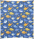 Camping Sun Shelters Funny Fishes and Bubbles Beach Canopy 126 * 110.2in
