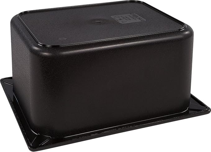 Carlisle FoodService Products CM110103 Coldmaster Insulated Food Pan 1/2 Size 6 quart Black