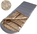 WILDROOTS Warm Sleeping Bags for Adults Backpacking Lightweight Cold Weather Sleeping Bag for Warm Camping Hiking Outdoor Travel Hunting with Compression Bags
