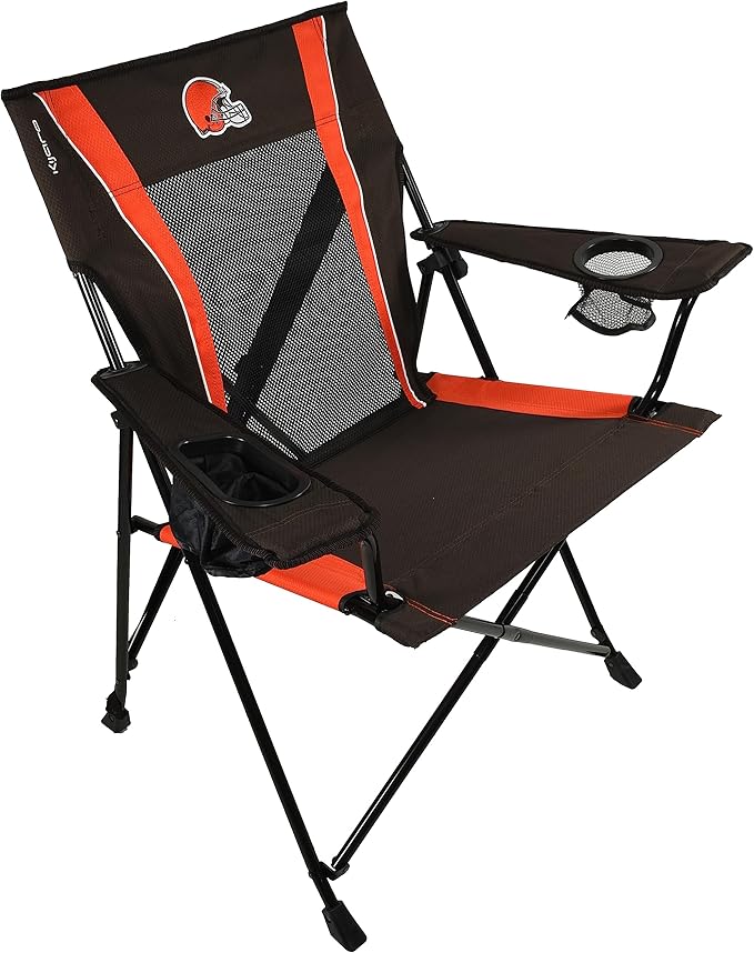 Kijaro Sports Fan Folding Chair 26 L x 35.5 W x 37 H Cleveland Browns