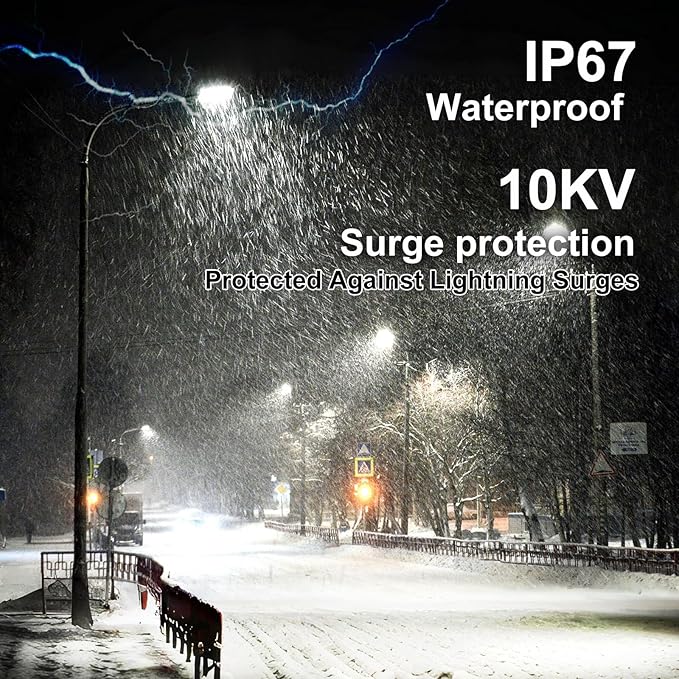 200W LED Flood Light Outdoor 28000LM Stadium Lights Outdoor LED 6500K Parking Lot Light IP67 Waterproof Street Lights Adjustable Angle Arena Lighting for Garden Court