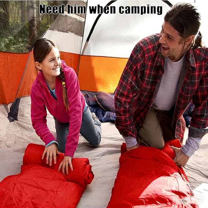 SNZ All-Season Lightweight Sleeping Bag - Mummy Camping Sleeping Bag for Adults &amp Kids Camping Essentials Warm &amp Cold Weather for Hiking Backpacking