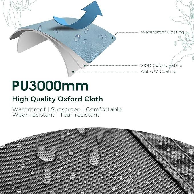 Tent Footprint - Waterproof Camping Tarp 1-6 Person Tent Floor Saver PU 3000mm Small Tarp for Hiking Backpacking Hammock Beach Picnic and Other Outdoor Activities