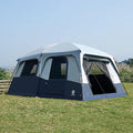 EVER ADVANCED 10 Person Camping Blackout Design Tent Multi Room Tent for Family Large Tents with Rainfly and Carry Bag 2 Doors Water-Resistant 14ft x 10ft x 84in
