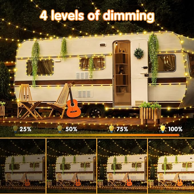 SAUIRS 403FT 1000 LED Christmas Lights Outdoor String Lights with 8 Modes Timer Waterproof Fairy Light Plug in for Outside Indoor Party Xmas Palm Tree Yard Wedding Decorations(Warm White)