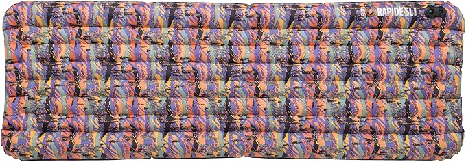 Big Agnes Rapide SL - Insulated Sleeping Pad Ultralight All Season Compact Backpacking and Hiking Pumphouse Sack Included Zirkel Alpenglow 20x72 Regular