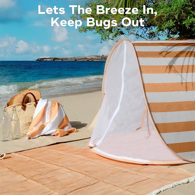 Babymoov Anti-UV Baby &amp Toddler Beach Tent UPF 50+ Sun Protection with Pop Up System for Easy Use &amp Transport Sunset