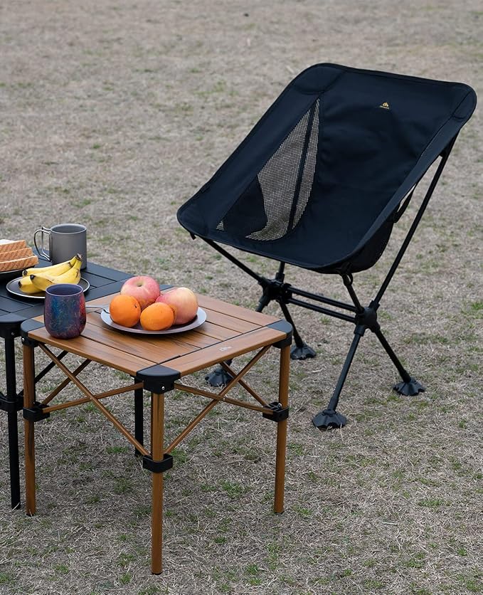 iClimb 1 Hooded 3M Thinsulate Insulation Warm Blanket and 1 Lightweight Stable Table Ultralight Compact for Adults Outdoor Camping Backpacking Hiking