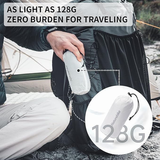 Naturehike 4.5oz Ultralight Washable Sleeping Bag Liner Lightweight Adult Sleep Sack &amp Travel Sheets for Backpacking Hotel Camping Hostels ZY20