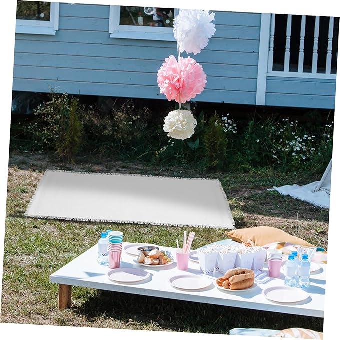 TOYANDONA Beach Blanket for Camping Stylish French Design Outdoor Rug Versatile Sandproof Outdoor Mat for Picnics and Lawn Use