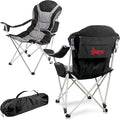 Picnic TIME NCAA Arkansas Razorbacks Reclining Camp Chair - Beach Chair for Adults - Sports Chair with Carry Bag