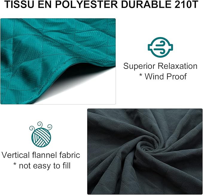Forceatt Camping Blanket 79 X 57 Large Outdoor Blanket Sandproof Waterproof for Outdoor Festivals Beaches Picnics StadiumCamping Parks Hiking Travel Family Suitable for 4 Seasons.