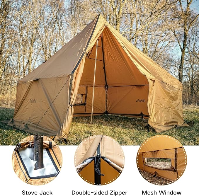 FIREHIKING Camping Hot Tent with Titanium Stove
