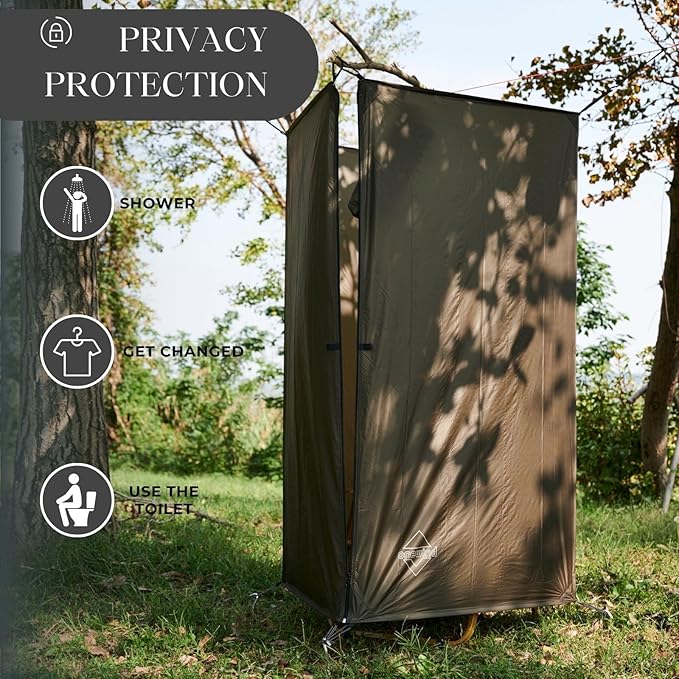 onewind Portable Privacy Shower Tent Ultralight Camping Shower Shelter Portable Toilet Tent Bathroom Tent Privacy Changing Dressing Room for Outdoor Use Camping Hiking Backpacking