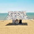 Cute Astronaut Panda Camping Sun Shelter Beach Tent Portable Beach Sun Shade Outdoor Canopy for Camping Trips Fishing Picnic