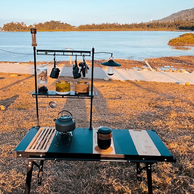 Camping Table Unit Board Portable Camping Table Board Versatile Top for Outdoor Travel Office (Chopping Board)