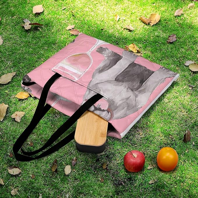 Zipper Schnauzer Style Picnic Mat Suitable for Travel Camping Park Or Home Use