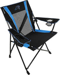 Kijaro Dual Lock Pro Sports Fan Folding Chair 26 L x 35.5 W x 37 H Carolina Panthers
