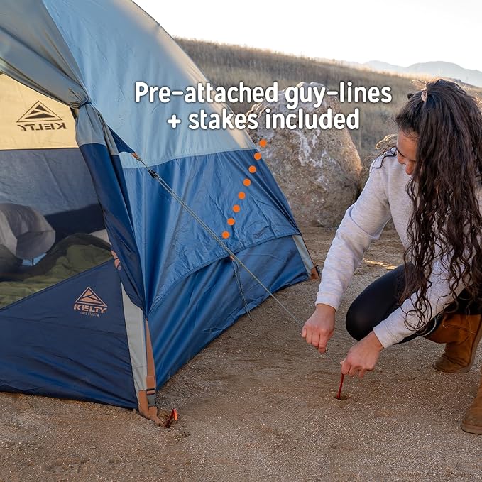Kelty Late Start Backpacking Tent – Lightweight Two Man Camping Tent Shelter with Quickcorners Aluminum Poles Waterproof Poly Fly Updated for 2024 | Camping Tent Shelter Quickcorners Aluminum Pol
