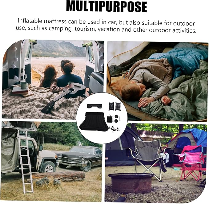KESYOO 1Set Outdoor Inflatable Car Mattress for SUV Camping Comfortable Travel Sleeping with Design Skin Friendly Materials for Use
