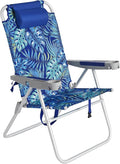 SUNNYFEEL Oversized Tall Folding Beach Chair Lightweight 17 Portable Sand Chair for Adults Heavy Duty 500 LBS with Cup Holders Foldable High Camping Lawn Chairs for Camp/Outdoor/Picnic/Sports