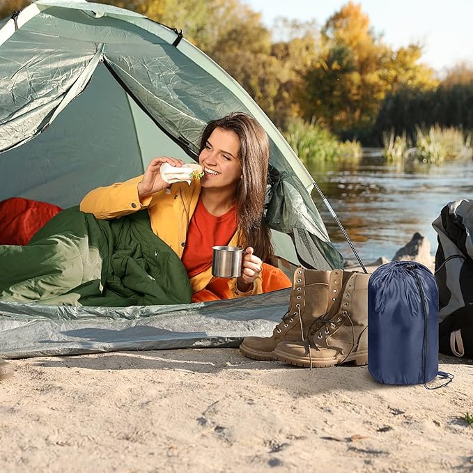 Tudomro Camping Sleeping Bag for Adults Lightweight Packable Waterproof Camping Gear Equipment to Keep Warm for Outdoor Backpacking Hiking Travel