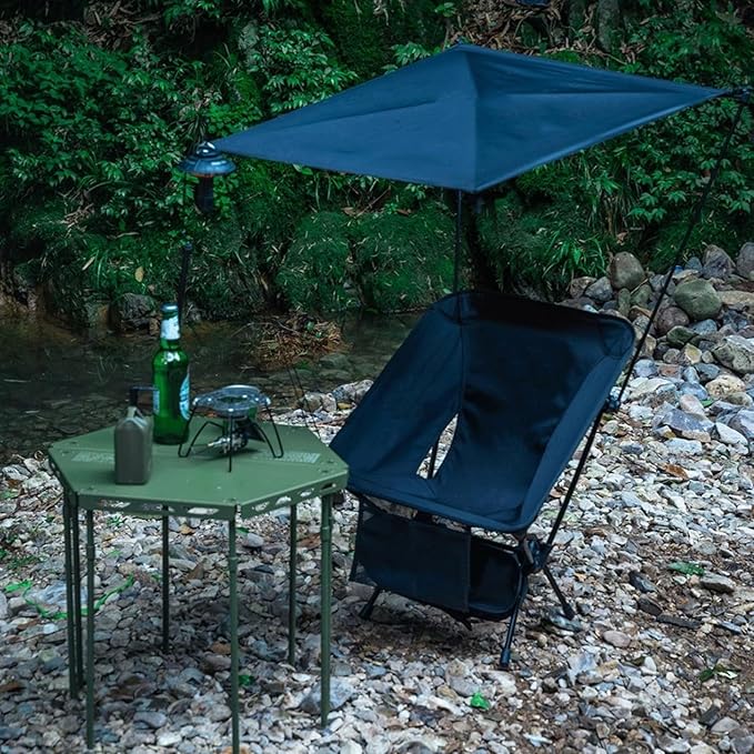 Camping Canopy Folded Camping Chair Portables Chair Sunshades Compacts Sun Shelters Chair for Camping Beach Fishing
