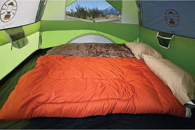 Coleman Sundome Camping Tent with Rainfly 2/3/4/6 Person Tent Sets Up in 10 Mins Weatherproof Shelter for Camping Festivals Backyard Sleepovers &amp More