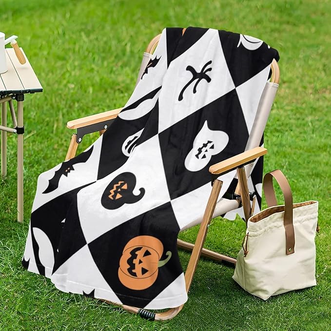 Throws For Couch Halloween White Skeleton Bed Throw Blanket 50 x 70 Inch
