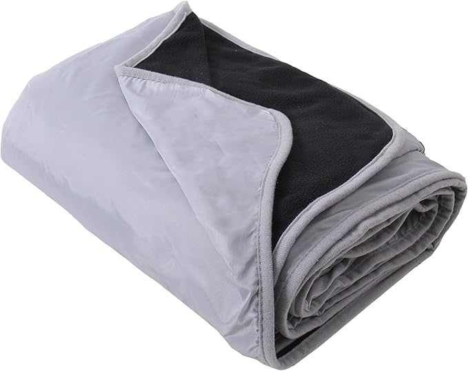 Threadart Outdoor Rainproof &amp Windproof Thick Stadium Blanket | for Camping Picnic Sports Festivals Football Baseball Concerts Parks Beach 55 x 79